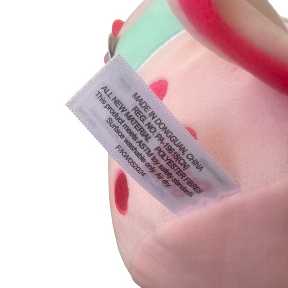 Puchi Gumi Axolotl Plush Toy Pink Mint Soft Stuffed Animal 8.5" NWT NEW - Picture 4 of 9